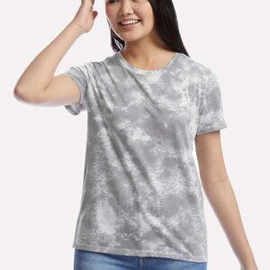 Hanes Brand Alternative Apparel Gray Tie Dye Women's Tee XS AGS1B5062
